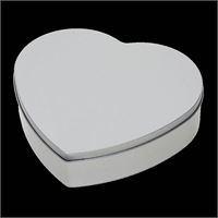 SCATOLA IN METALLO A FORMA DI CUORE